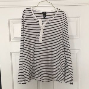 H&M Henley Long Sleeve T-Shirt